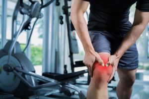 Knee injury during workout
